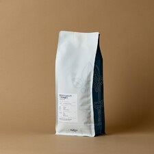 Sweet Valley Colombia 1kg coffee bag, angled view
