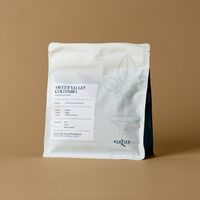 Sweet Valley Colombia coffee bag, angled view